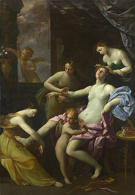 The Toilet of Venus Print by Studio of Guido Reni