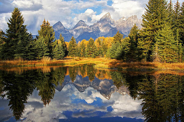 Wall Art - Photograph - The Towering Tetons by Leda Robertson