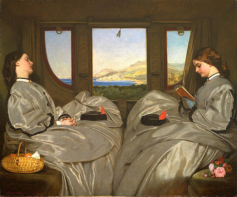 The Travelling Companions Print by Augustus Leopold Egg