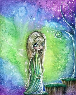 Wall Art - Drawing - The Tree Of Light by Sour Taffy