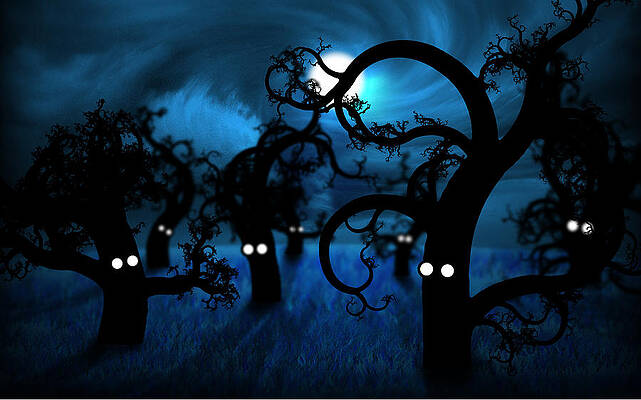 Wall Art - Photograph - The Trees Have Eyes by Gianfranco Weiss