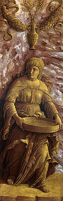 The Vestal Virgin Tuccia with a sieve Print by Andrea Mantegna