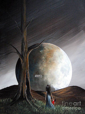 Wall Art - Painting - The Warning by Shawna Erback by Fairy and Fairytale