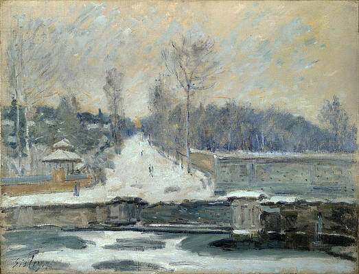 The Watering Place at Marly-le-Roi Print by Alfred Sisley