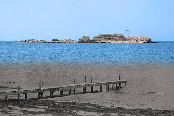 The West Island Fishing Club off Sakonnet Point in Little Compton Rhode Island by Jeff Hayden