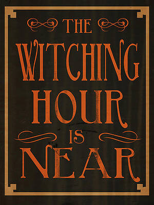 Wall Art - Digital Art - The Witching Hour by Sd Graphics Studio
