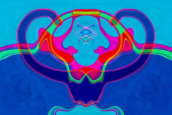 Wall Art featuring the painting Third Eye by Omaste Witkowski