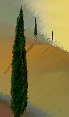 Three Tree Tuscany by Wally Boggus Three Tree Tuscany by Wally Boggus