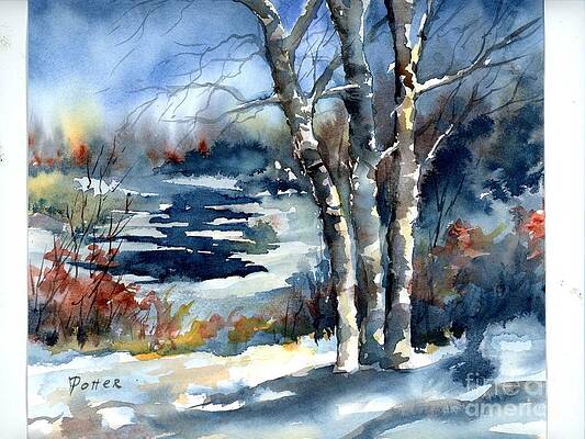 Three Trees by Virginia Potter Three Trees by Virginia Potter