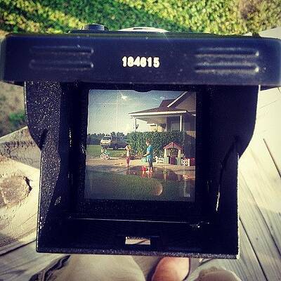 Wall Art - Photograph - Through The Viewfinder Shot With My by Chris Morgan