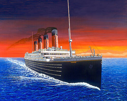 Recreating The Titanic Rose Drawing | TikTok