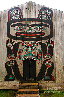 Wall Art - Photograph - Tlingit Clan House by Ron Sanford