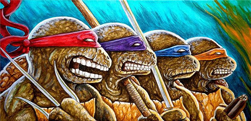 TMNT - Shredder Art Print for Sale by FalChi