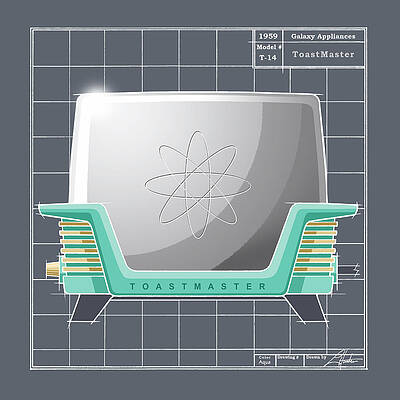 ToastMaster - aqua by Larry Hunter ToastMaster - aqua by Larry Hunter