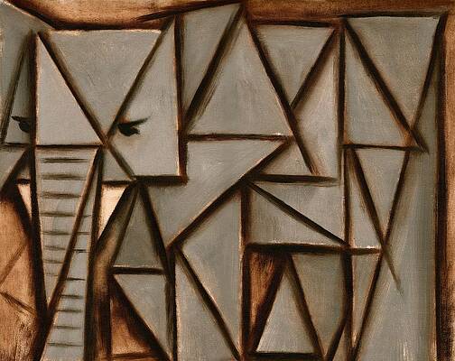 Wall Art - Painting - Tommervik Triangle Elephant Art Print by Tommervik