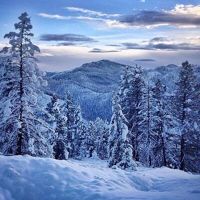 Wall Art - Photograph - #topofwestfork I Love #snow And More by Cody Haskell