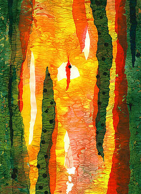 Wall Art - Painting - Towards The Light by Lynda Hoffman-Snodgrass