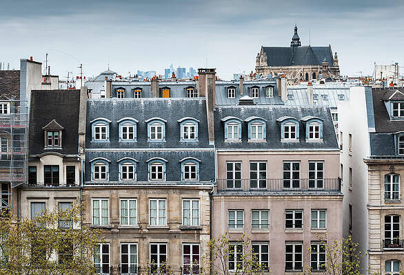 Wall Art - Photograph - Traditional Buildings In Paris by Mmac72