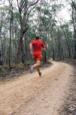 Wall Art - Photograph - Trail Running In Australia by Lars Schneider
