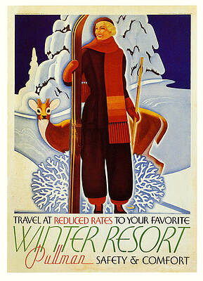 Wall Art - Digital Art - Travel At Reduced rates - Pullman by Georgia Clare