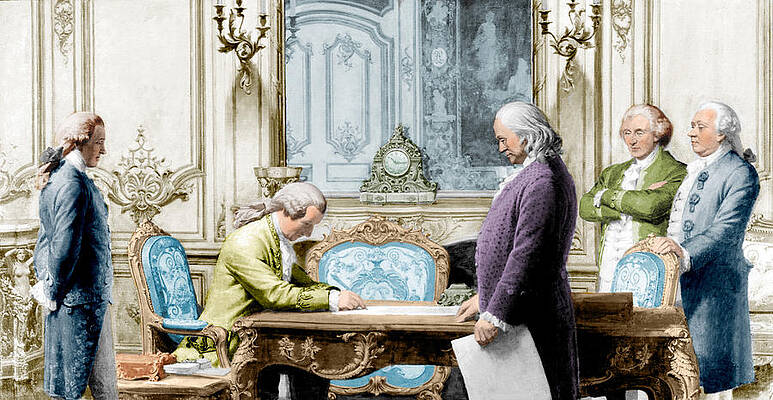 Wall Art - Photograph - Treaty Of Amity Between U.s by Science Source