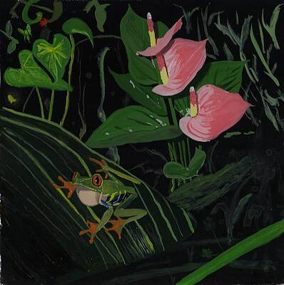 Tree frog two by David Moriarty