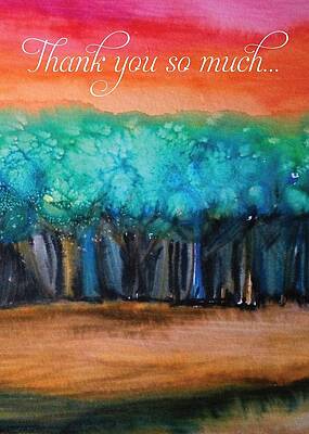 Trees in a row by Tara Thelen
