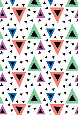 Wall Art - Photograph - Triangular Dance Repeat Print by MGL Licensing