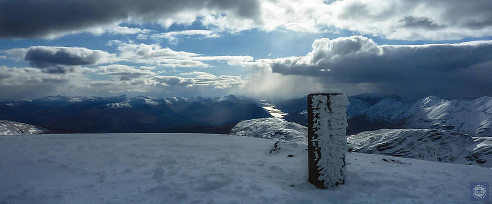 Trig point on Gulvain by Anatole Beams Trig point on Gulvain by Anatole Beams