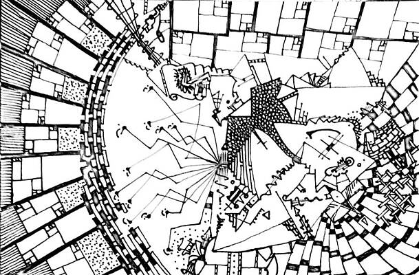 Wall Art - Drawing - Trip by Daniel Rustad