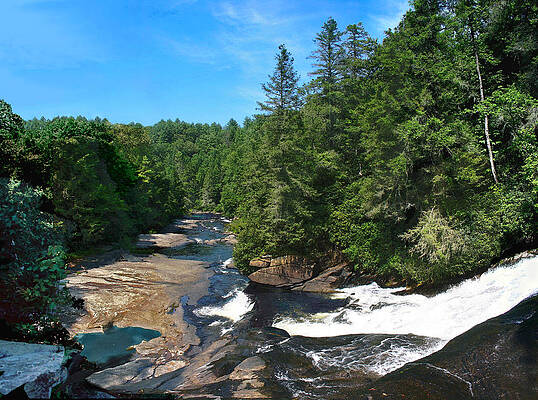 Triple Falls North Carolina by Steve Karol Triple Falls North Carolina by Steve Karol