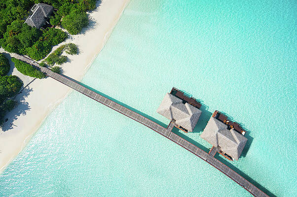 Wall Art - Photograph - Tropical Hideaway From Above by Amriphoto