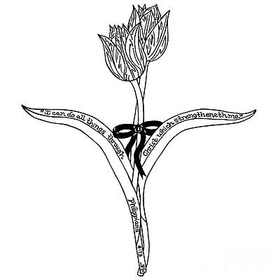 Tulips Cross by Leigh Eldred Tulips Cross by Leigh Eldred