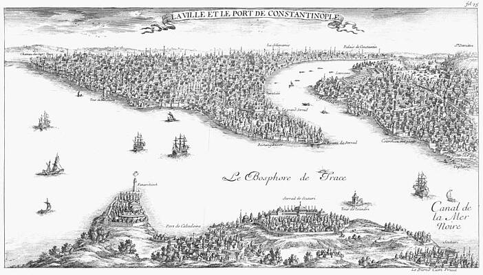 Wall Art - Photograph - Turkey: Istanbul, 1680 by Granger
