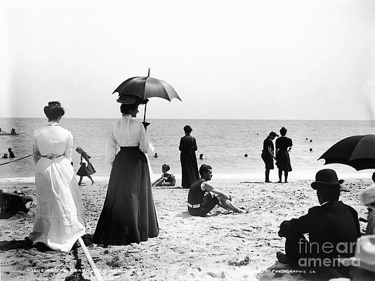 Wall Art - Photograph - Turn of the Century Palm Beach by LOC Science Source