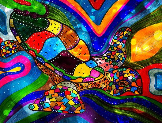 Turtle - Ocean - Waves by Marie Jamieson Turtle - Ocean - Waves by Marie Jamieson