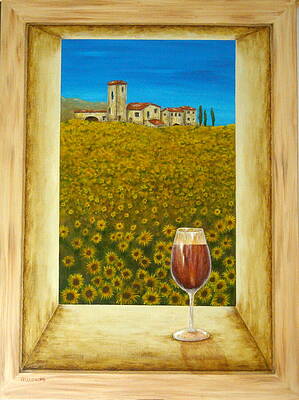 Tuscan View by Pamela Allegretto Tuscan View by Pamela Allegretto