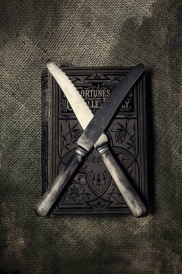 Wall Art - Photograph - Two Knives And A Book by Joana Kruse
