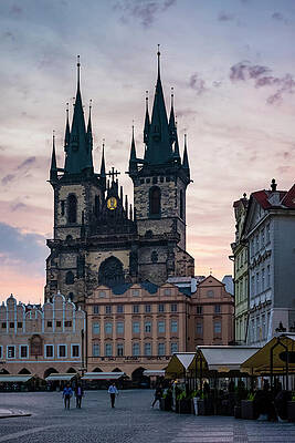 Wall Art - Photograph - Tyn Cathedral On Old Town Square by Jason Langley