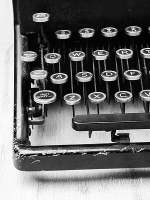 Wall Art - Photograph - Typewriter Triptych Part 1 by Edward Fielding