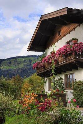 Wall Art - Photograph - Typical Austrian architecture by Sue Leonard