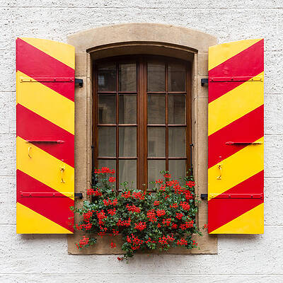 Wall Art - Photograph - Typical Swiss window by Charles Lupica