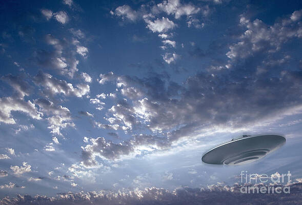 Wall Art - Photograph - Ufo In The Sky by Mike Agliolo