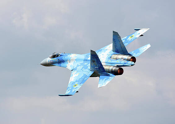 SU-27 Flanker #3 by Airpower Art