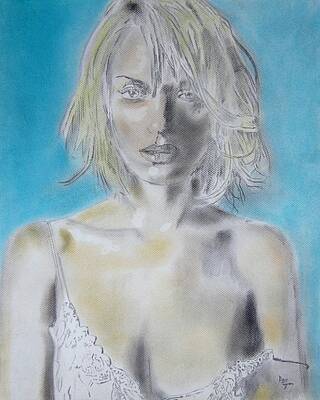 Uma Thurman Portrait by Dan Twyman Uma Thurman Portrait by Dan Twyman