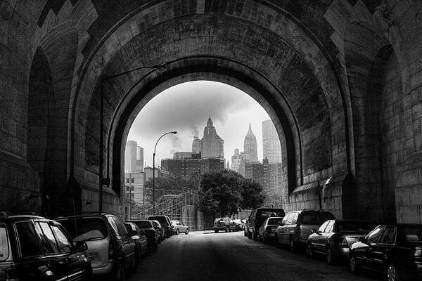 New York City - Manhattan Bridge - Under by Dave Beckerman New York City - Manhattan Bridge - Under by Dave Beckerman