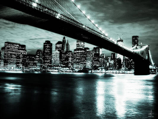 Wall Art - Digital Art - Under the Bridge by Pennie McCracken