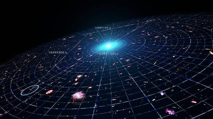 Wall Art - Photograph - Universe's Dark Energy Expansion by Science Photo Library
