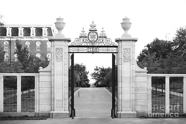 Wall Art - Photograph - University of Arkansas Centennial Gate by University Icons