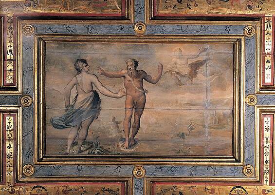 Wall Art - Photograph - Unknown Artist, Proteus And Thetis by Everett
